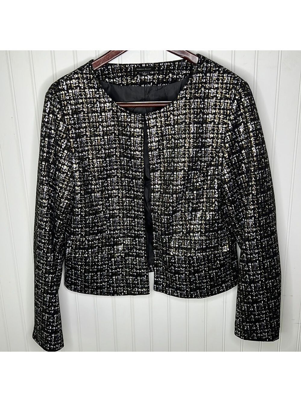 Rebecca Elliot Elegant Waisted Blazer Size Large